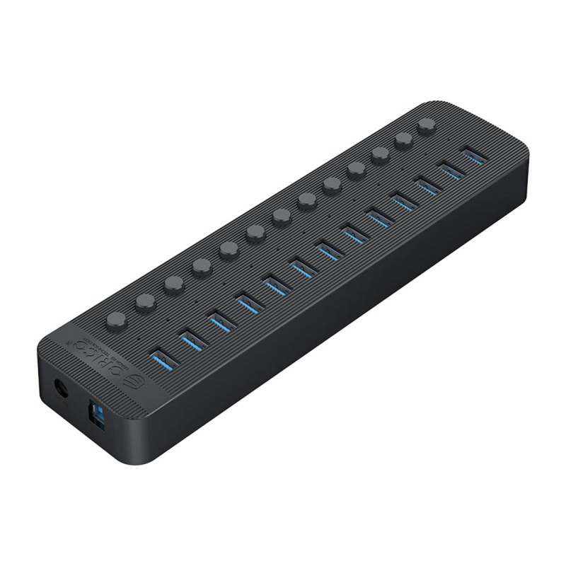 HUB USB-A Orico CT2U3-13AB-EU-BK-BP 13x USB-A 5Gbps BC 1.2 6… | PartsPC.pl