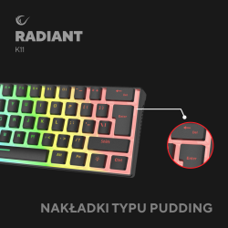 Klawiatura przewodowa Rampage RADIANT K11 gamingowa mechanic… | PartsPC.pl