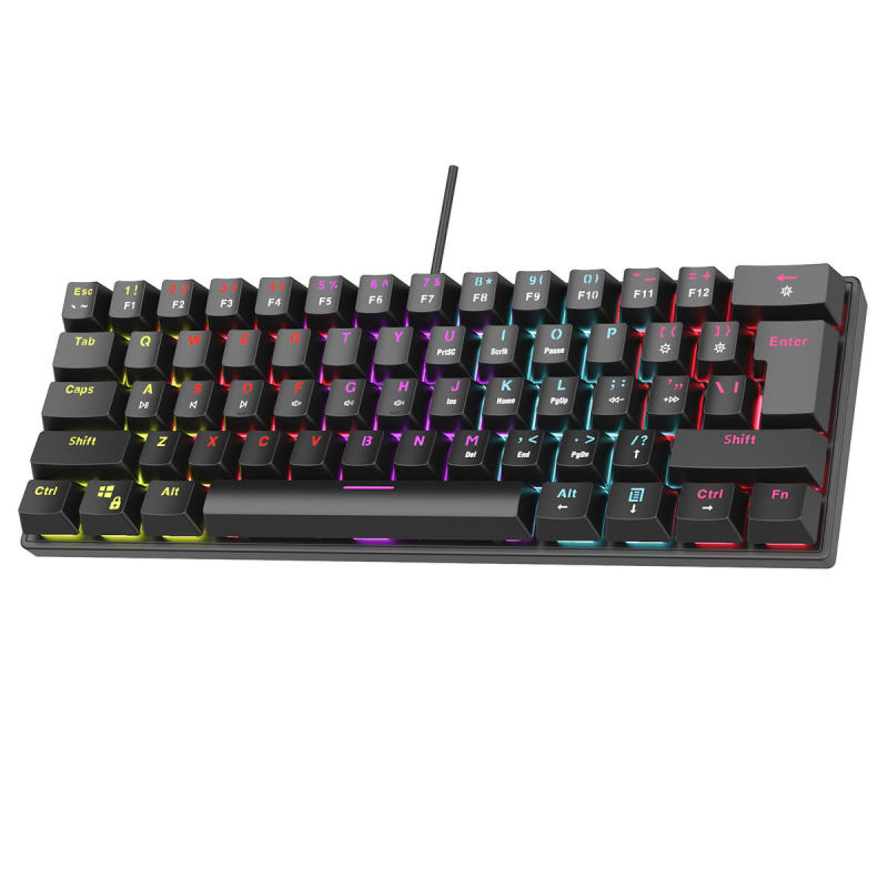 Klawiatura przewodowa Rampage PLOWERK60 gamingowa mechaniczn… | PartsPC.pl