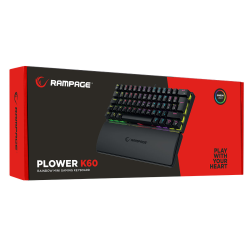 Klawiatura przewodowa Rampage PLOWERK60 gamingowa mechaniczn… | PartsPC.pl