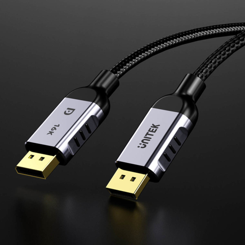 Kabel DisplayPort 2.1 Unitek C1626GY01-2M, 8K@120Hz, 2m | PartsPC.pl