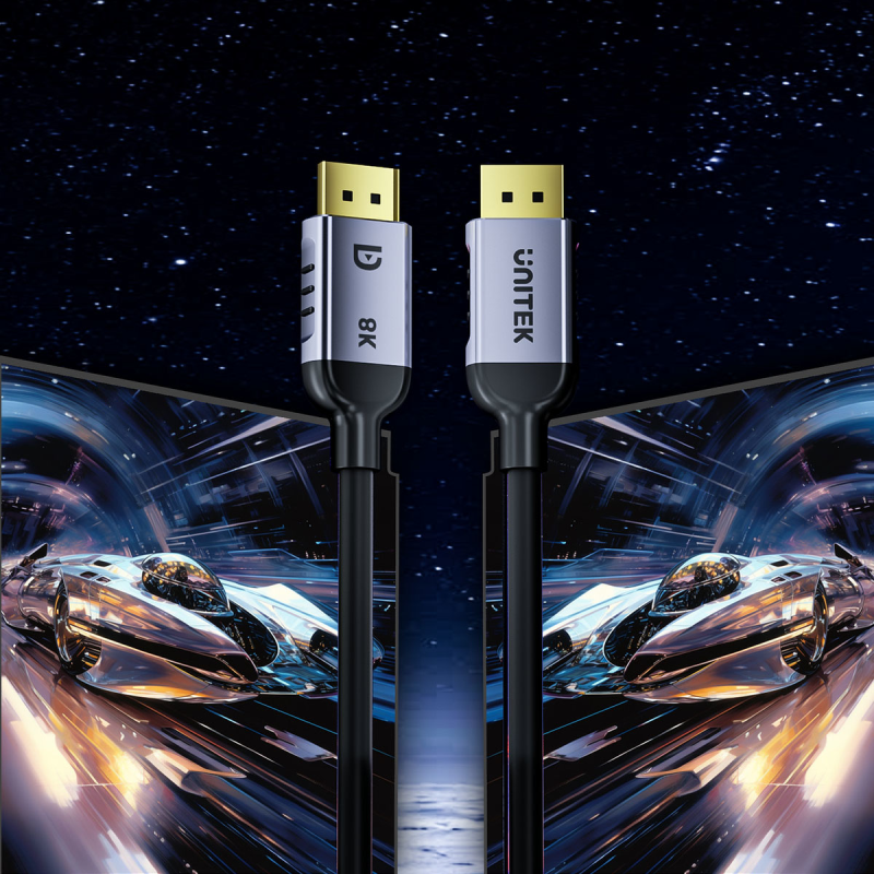 Kabel DisplayPort 1.4 Unitek C1628GY01-1.5M, 8K@60Hz, 4K@240… | PartsPC.pl