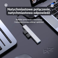 HUB USB-C Orico AH-13-GY-EP-HW USB-A 5Gbps, 3xUSB-A 2.0, alu… | PartsPC.pl