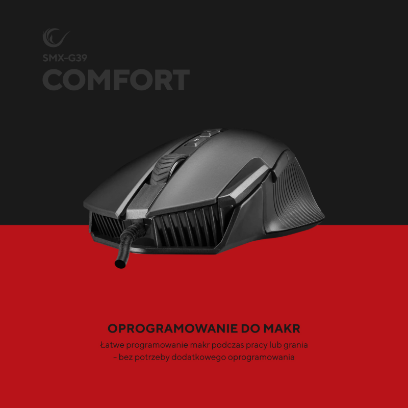 Mysz przewodowa Rampage SMX-G39 Comfort gamingowa, programow… | PartsPC.pl