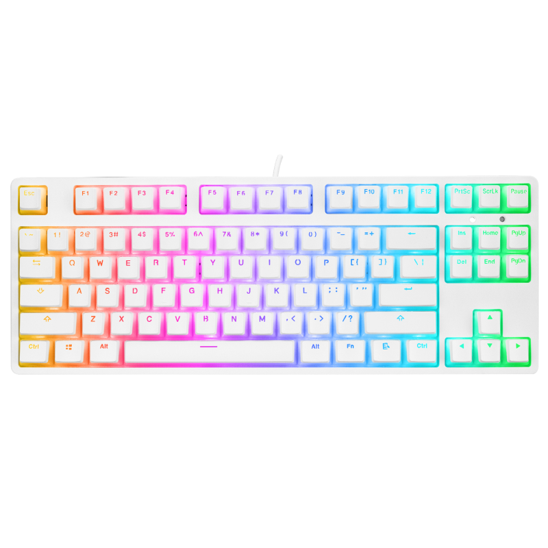 Klawiatura przewodowa Rampage TKL GHOST Huano Red Switch mec… | PartsPC.pl