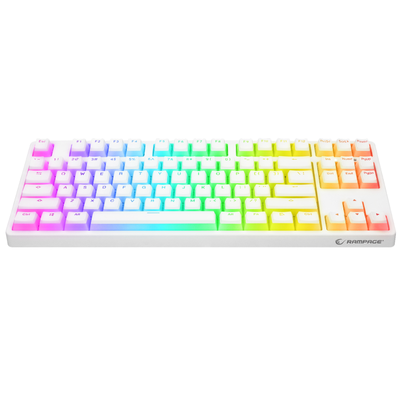 Klawiatura przewodowa Rampage TKL GHOST Huano Red Switch mec… | PartsPC.pl