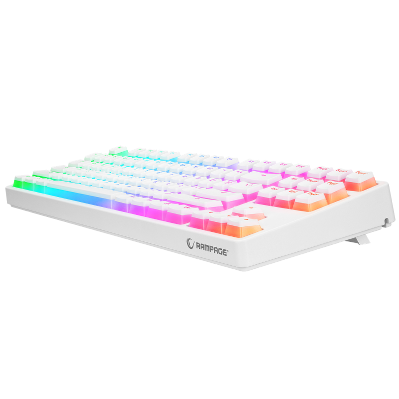 Klawiatura przewodowa Rampage TKL GHOST Huano Red Switch mec… | PartsPC.pl