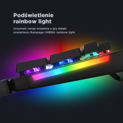 Klawiatura przewodowa Rampage KB-R86 gamingowa mechaniczna U… | PartsPC.pl