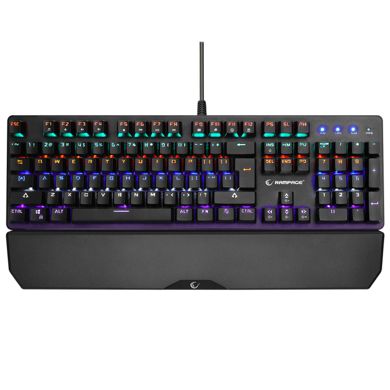 Klawiatura przewodowa Rampage KB-R86 gamingowa mechaniczna U… | PartsPC.pl
