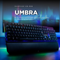 Klawiatura przewodowa Rampage KB-R86 gamingowa mechaniczna U… | PartsPC.pl