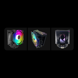 Chłodzenie CPU Rampage OCTAGONC50-BLACK LGA1700/AM5 1800RPM … | PartsPC.pl