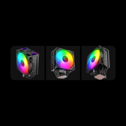 Chłodzenie CPU Rampage OCTAGONC70-BLACK LGA1700/AM5 LCD went… | PartsPC.pl
