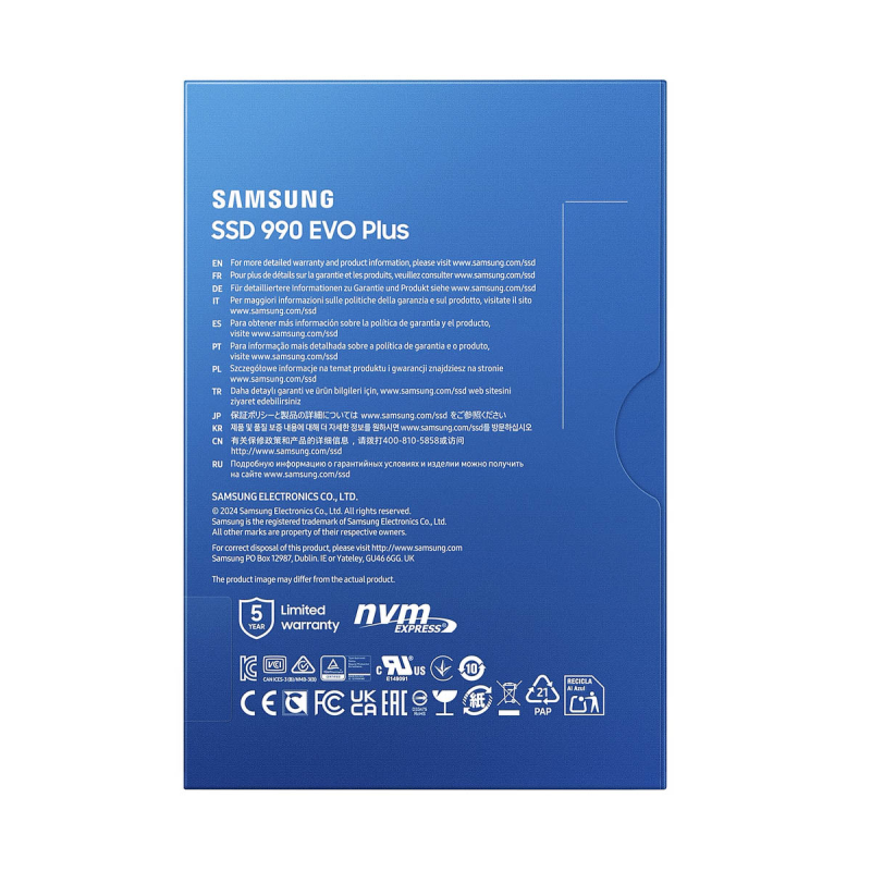 Dysk SSD Samsung 990 EVO Plus 4TB M.2 2280 PCIe 4.0 x4 / 5.0… | PartsPC.pl