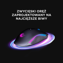 Mysz przewodowa Rampage SMX-R44V2 gamingowa 12800 DPI RGB LE… | PartsPC.pl