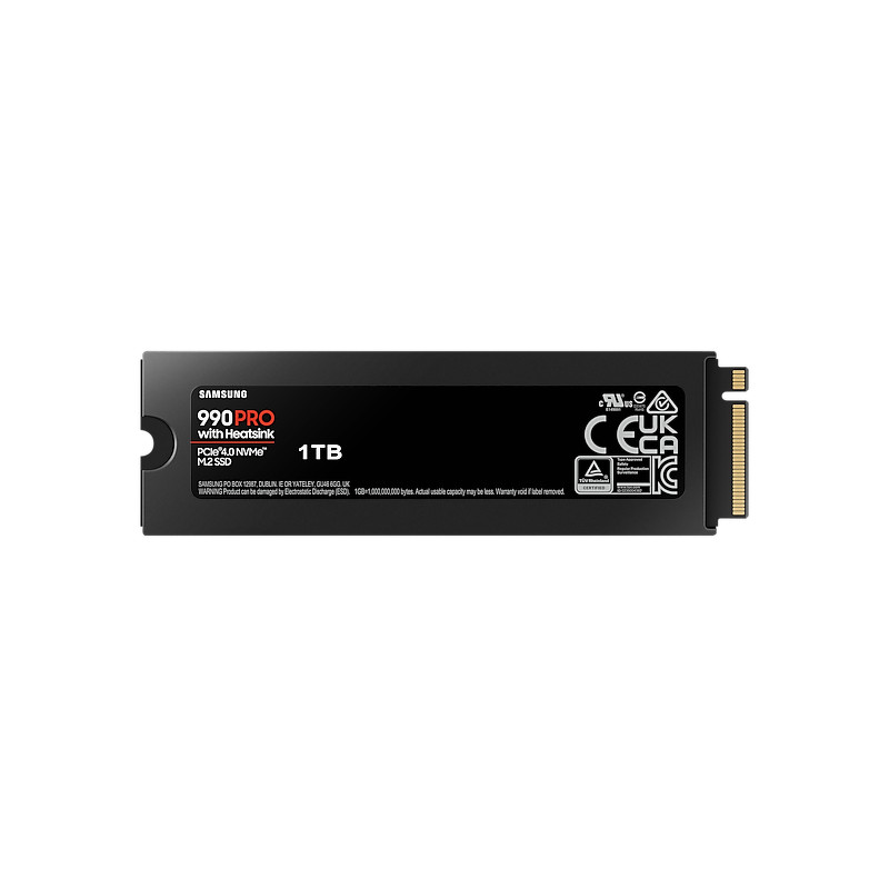 Dysk SSD Samsung 990 PRO Heatsink 1TB M.2 2280 PCIe 4.0 x4 N… | PartsPC.pl