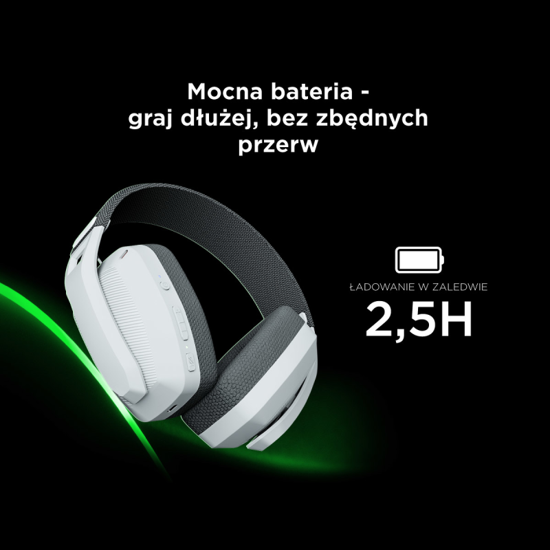 Słuchawki z mikrofonem Rampage BLITZ gamingowe, bezprewodowe… | PartsPC.pl
