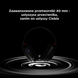 Słuchawki z mikrofonem Rampage BLITZ gamingowe, bezprewodowe… | PartsPC.pl