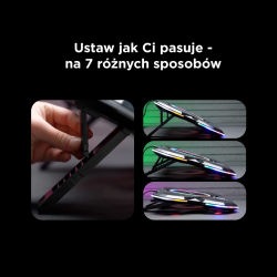 Podstawka chłodząca Rampage S47 pod laptop 12-17" COOLFLOW R… | PartsPC.pl
