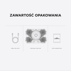 Podstawka chłodząca Rampage S47 pod laptop 12-17" COOLFLOW R… | PartsPC.pl