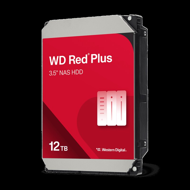 Dysk WD Red™ Plus WD120EFGX 12TB 3,5" 7200 512MB SATA III | PartsPC.pl