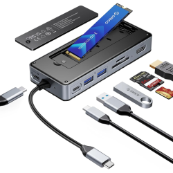 HUB USB-C z obudową na dysk Orico OM28P-G2-BK-EP M.2, 10 Gbp… | PartsPC.pl