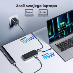 HUB USB-C z obudową na dysk Orico OM28P-G2-BK-EP M.2, 10 Gbp… | PartsPC.pl