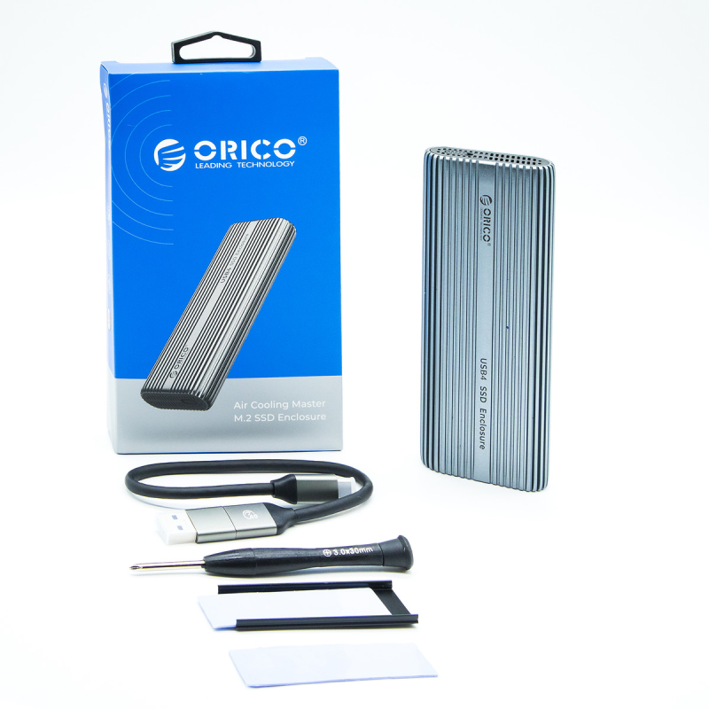 Obudowa na dysk Orico ACOM2-U4-GY-BP SSD M.2 NVMe, USB-C 40 … | PartsPC.pl