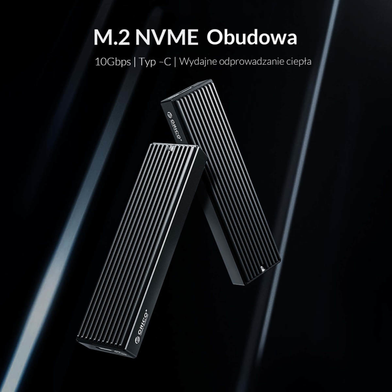 Obudowa na dysk Orico M2PV-C3-BK-BP-HW M.2 NVMe SSD 10Gbps U… | PartsPC.pl