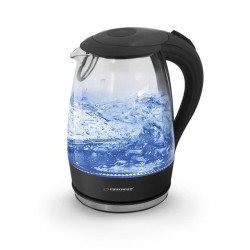 Czajnik szklany Esperanza "Salto angel" 1,7L czarny | PartsPC.pl