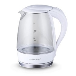 Czajnik szklany Esperanza "Salto angel" 1,7L biały | PartsPC.pl