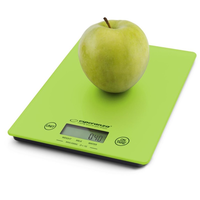 Waga kuchenna elektroniczna Esperanza "Lemon" zielona | PartsPC.pl