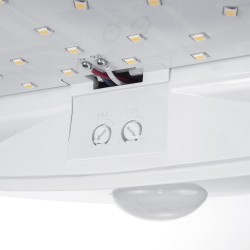 Lampa LED z czujnikiem ruchu Maclean MCE357 W, na podczerwień, kolor biały,