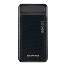 Powerbank Awei P6K 20000mAh 2xUSB 1xUSB-C 1xmicroUSB czarny… | PartsPC.pl