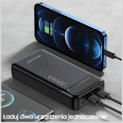 Powerbank Awei P6K 20000mAh 2xUSB 1xUSB-C 1xmicroUSB czarny… | PartsPC.pl