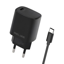 Ładowarka sieciowa Beline 20W 1xUSB-C PD 3.0+kabel USB-C - c… | PartsPC.pl