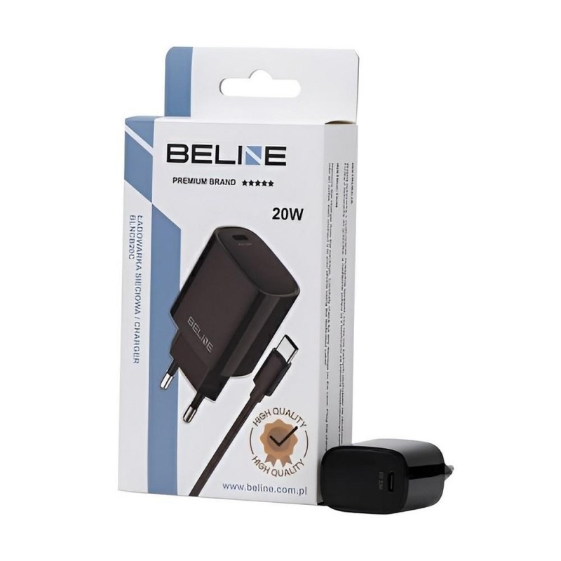 Ładowarka sieciowa Beline 20W 1xUSB-C PD 3.0+kabel USB-C - c… | PartsPC.pl