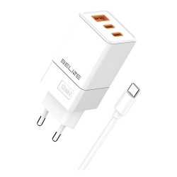 Ładowarka sieciowa Beline 65W GaN 2xUSB-C PD 3.0 + 1xUSB-A Q… | PartsPC.pl