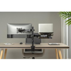 Uchwyt biurkowy DIGITUS podwójne ramię na 1xLCD 32" 4kg, 1xN… | PartsPC.pl