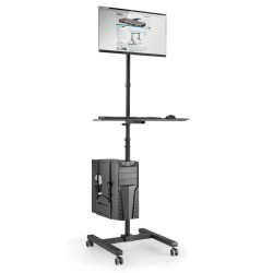 Stojak - mobilna stacja robocza DIGITUS 1xLCD max.32" max.8k… | PartsPC.pl