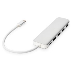 Hub USB DIGITUS 4-portowy USB 3.0 SuperSpeed z Typ C PD 3.0 … | PartsPC.pl