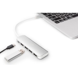 Hub USB DIGITUS 4-portowy USB 3.0 SuperSpeed z Typ C PD 3.0 … | PartsPC.pl