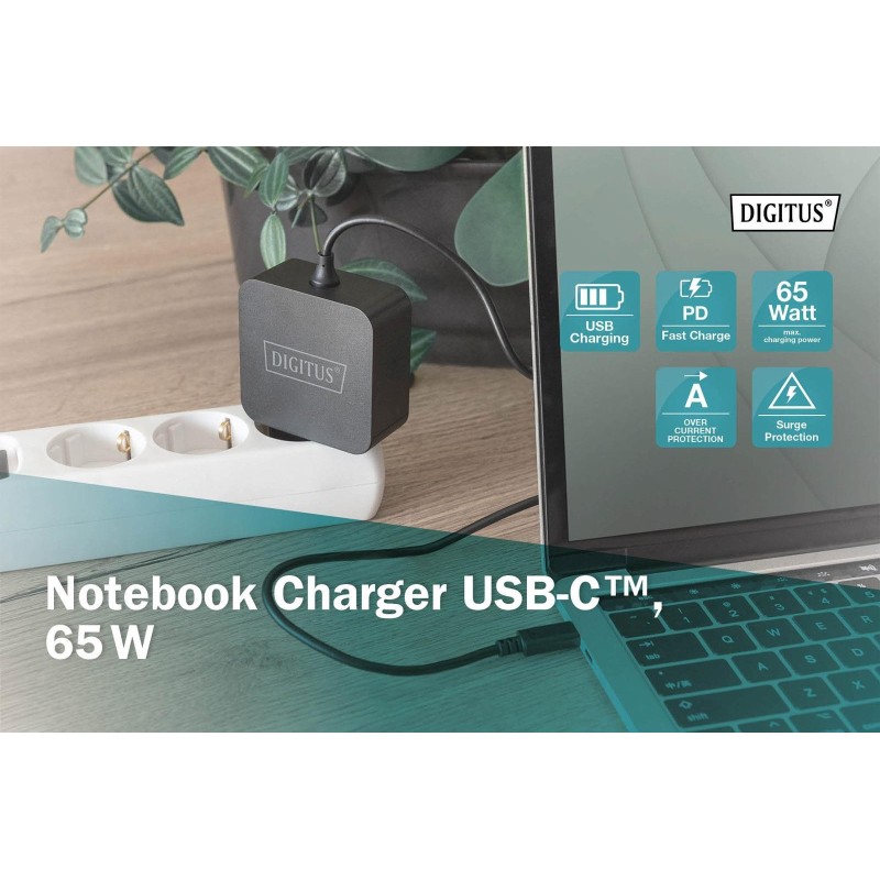 Ładowarka sieciowa DIGITUS zasilacz 1x USB-C PD 3.0 max. 65W… | PartsPC.pl