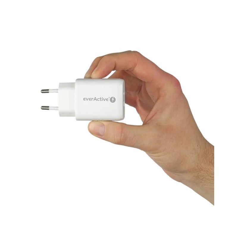 Ładowarka sieciowa everActive SC-370Q z gniazdem USB QC3.0 o… | PartsPC.pl