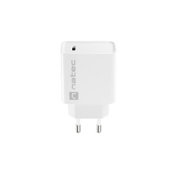 Ładowarka sieciowa Natec Ribera 1x USB-C 20W biała | PartsPC.pl