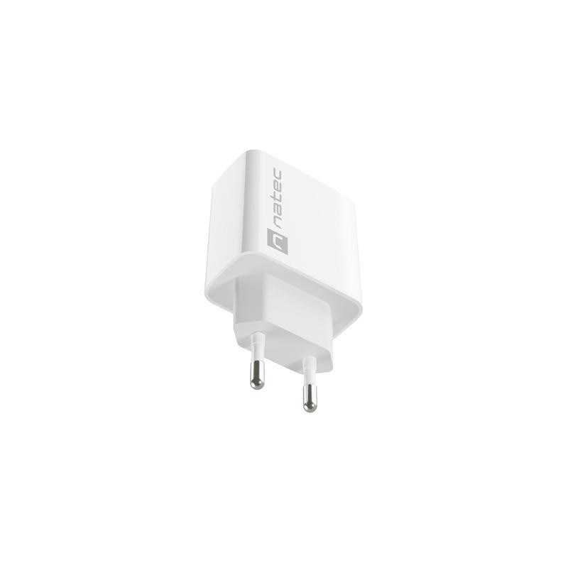 Ładowarka sieciowa Natec Ribera 1x USB-C 20W biała | PartsPC.pl
