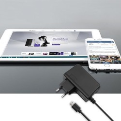 Ładowarka sieciowa Qoltec 15W | 5V | 3A | micro USB | PartsPC.pl