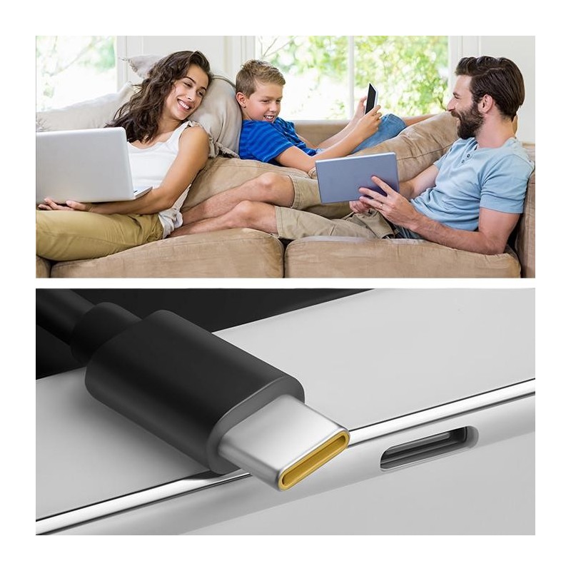 Ładowarka sieciowa Qoltec GaN POWER PRO | 1xUSB-C | 45W | 5-… | PartsPC.pl