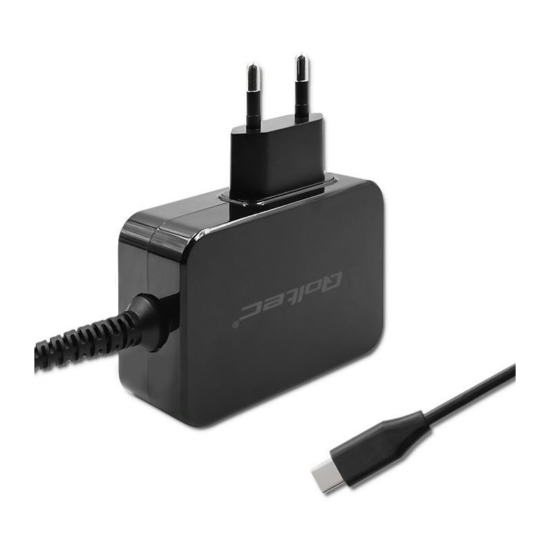 Ładowarka sieciowa Qoltec GaN POWER PRO | 1xUSB-C | 45W | 5-… | PartsPC.pl