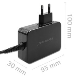 Ładowarka sieciowa Qoltec GaN POWER PRO | 1xUSB-C | 90W | 5-… | PartsPC.pl