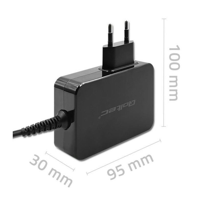Ładowarka sieciowa Qoltec GaN POWER PRO | 1xUSB-C | 90W | 5-… | PartsPC.pl